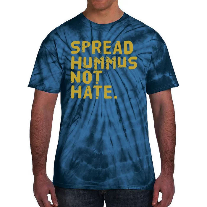 Hummus Funny Vegan Vegetarian Spread Hummus Tie-Dye T-Shirt