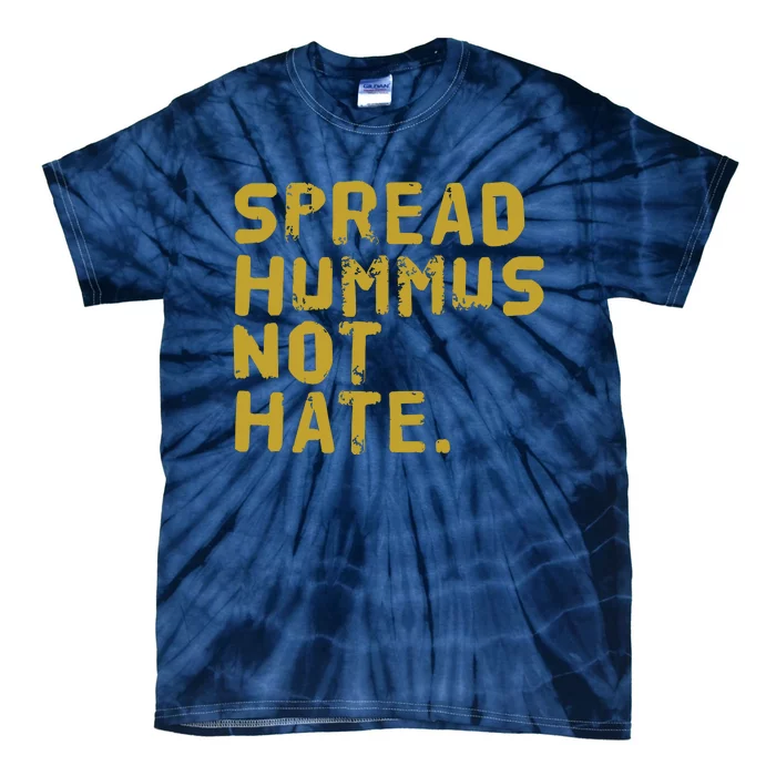 Hummus Funny Vegan Vegetarian Spread Hummus Tie-Dye T-Shirt