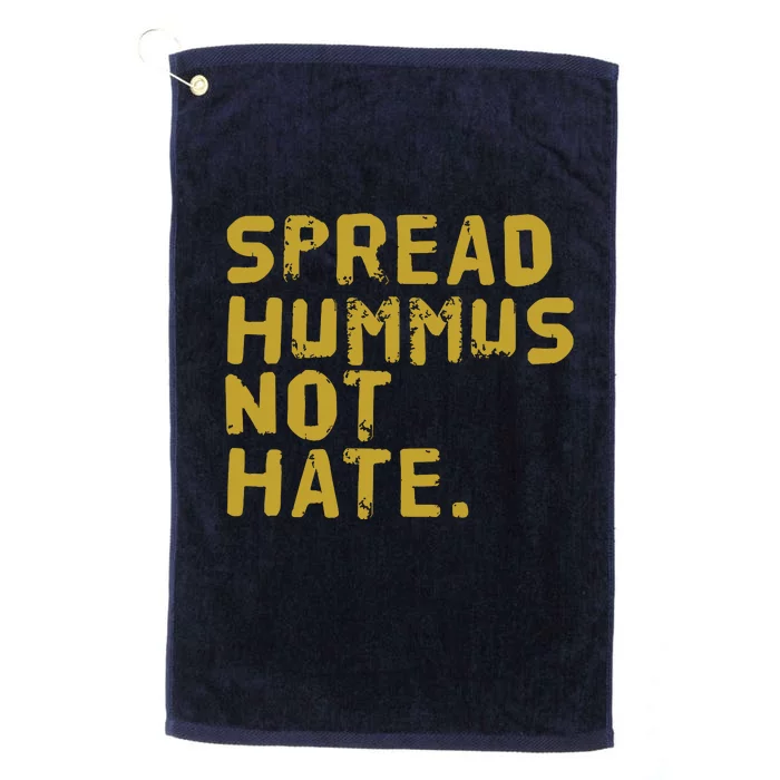 Hummus Funny Vegan Vegetarian Spread Hummus Platinum Collection Golf Towel