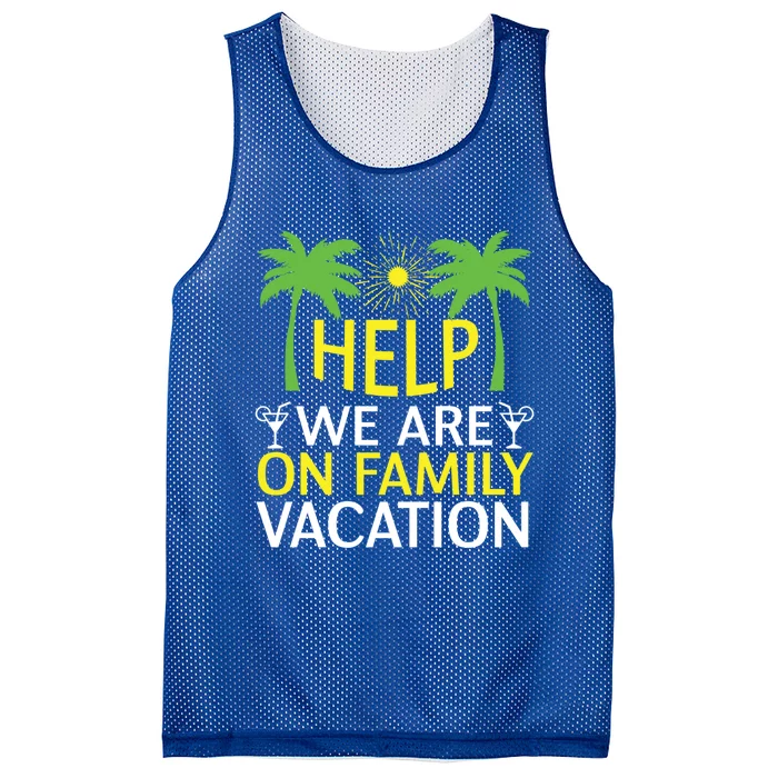 Help Family Vacation Cruise Ladies Summer Beach Gift Mesh Reversible Basketball Jersey Tank