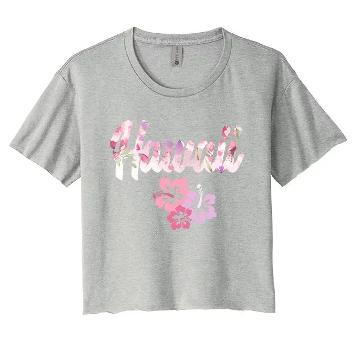 Hawaii Family Vacation Matching Great Gift Women's Crop Top Tee