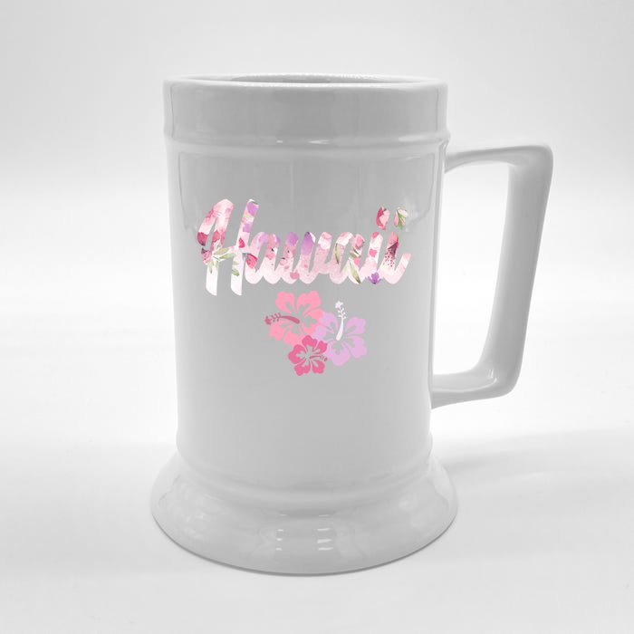 Hawaii Family Vacation Matching Great Gift Front & Back Beer Stein