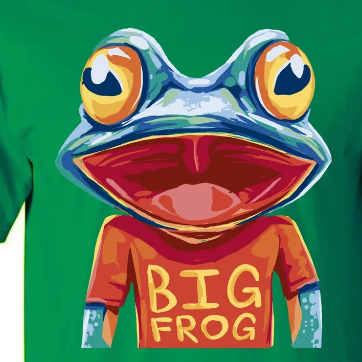 Happy Frog With Big Eyes Tall T-Shirt