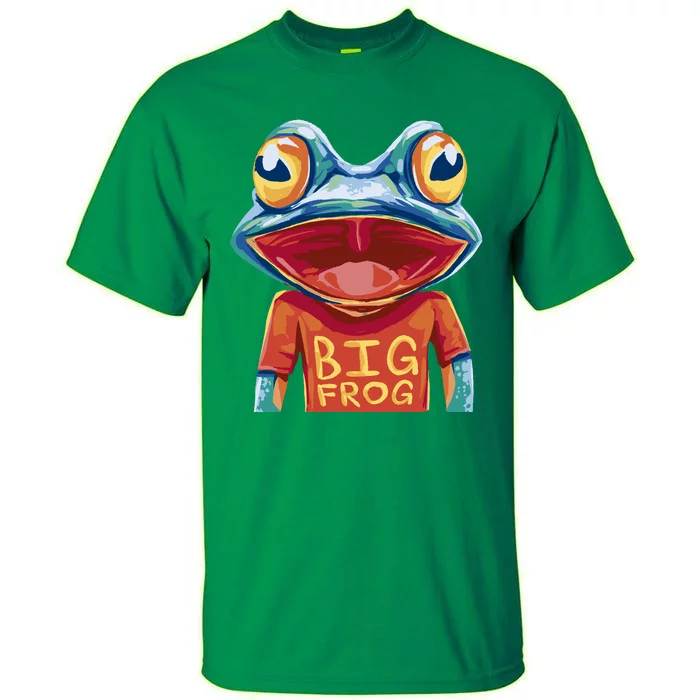 Happy Frog With Big Eyes Tall T-Shirt