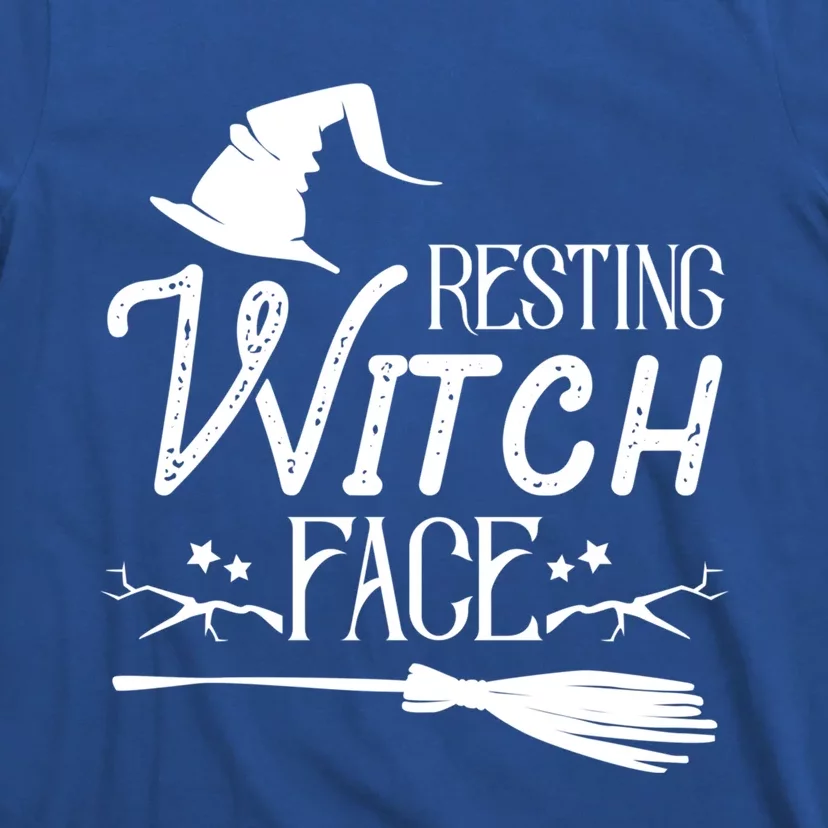 Halloween Funny Witch Costume Resting Witch Face Gift T-Shirt