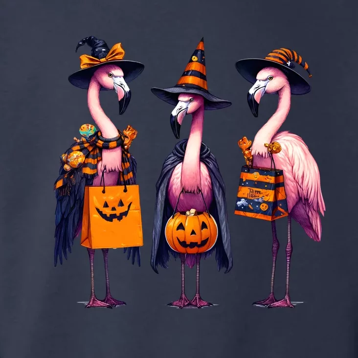 Halloween Flamingo Witch Funny Spooky Season Halloween Toddler Hoodie