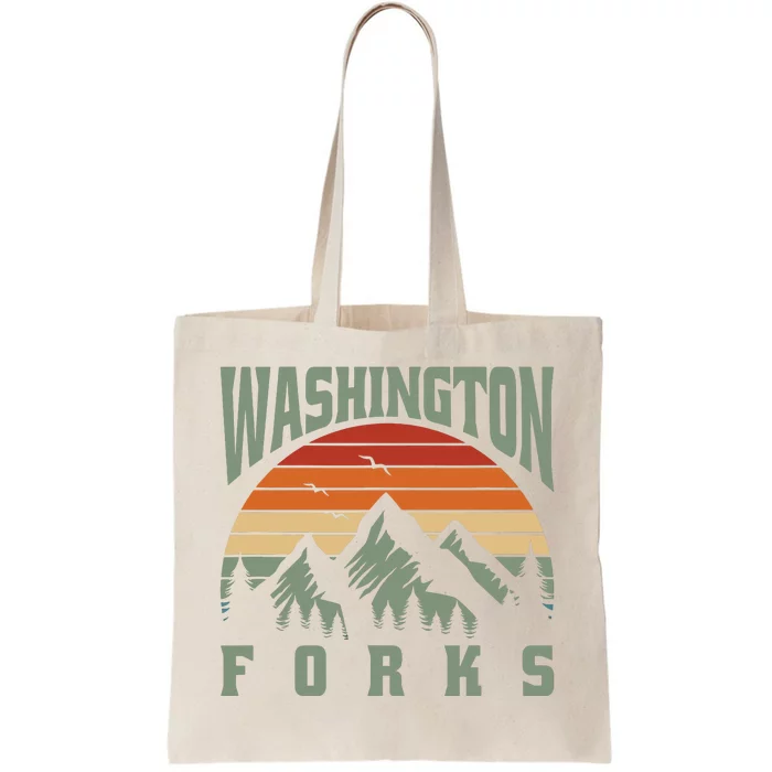 Home Funny Washington Forks Tote Bag