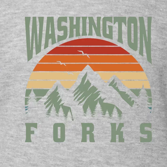 Home Funny Washington Forks Toddler Sweatshirt