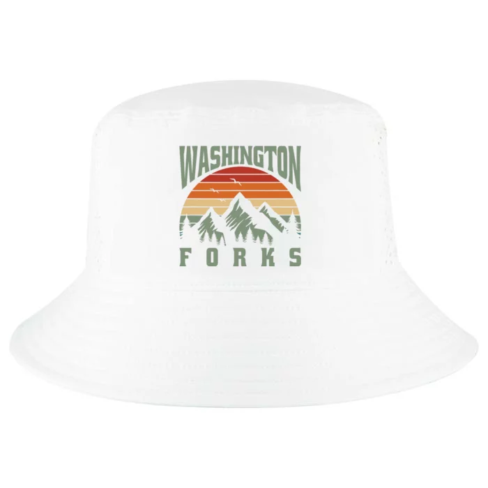 Home Funny Washington Forks Cool Comfort Performance Bucket Hat