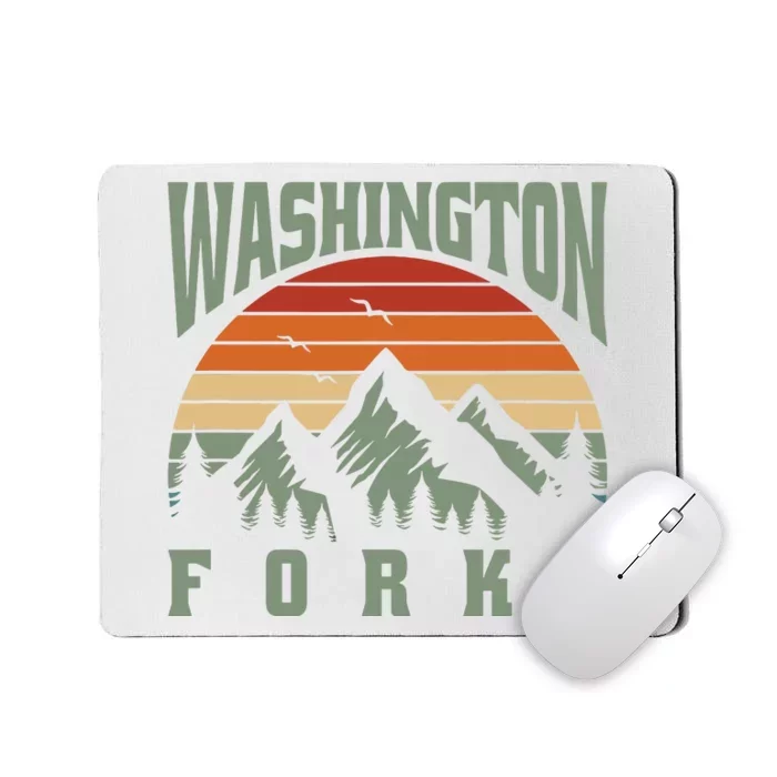 Home Funny Washington Forks Mousepad