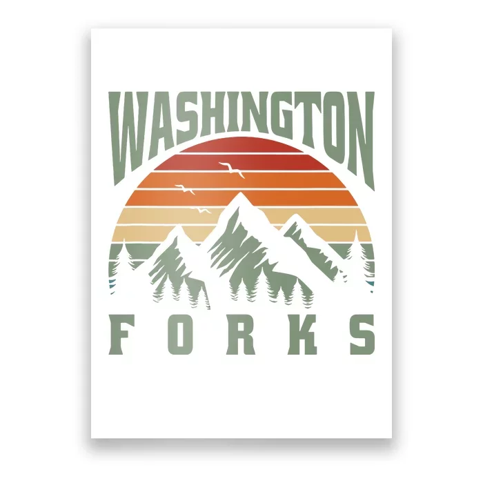 Home Funny Washington Forks Poster