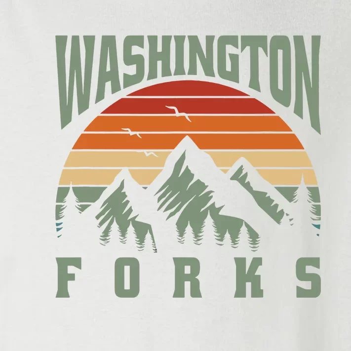 Home Funny Washington Forks Toddler Long Sleeve Shirt