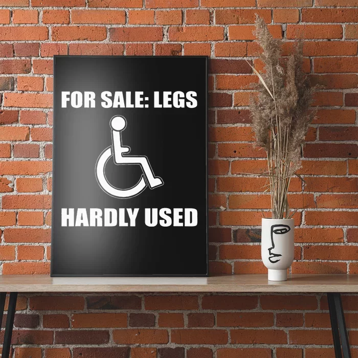 Handicapped For Wheelchair Humor Poster