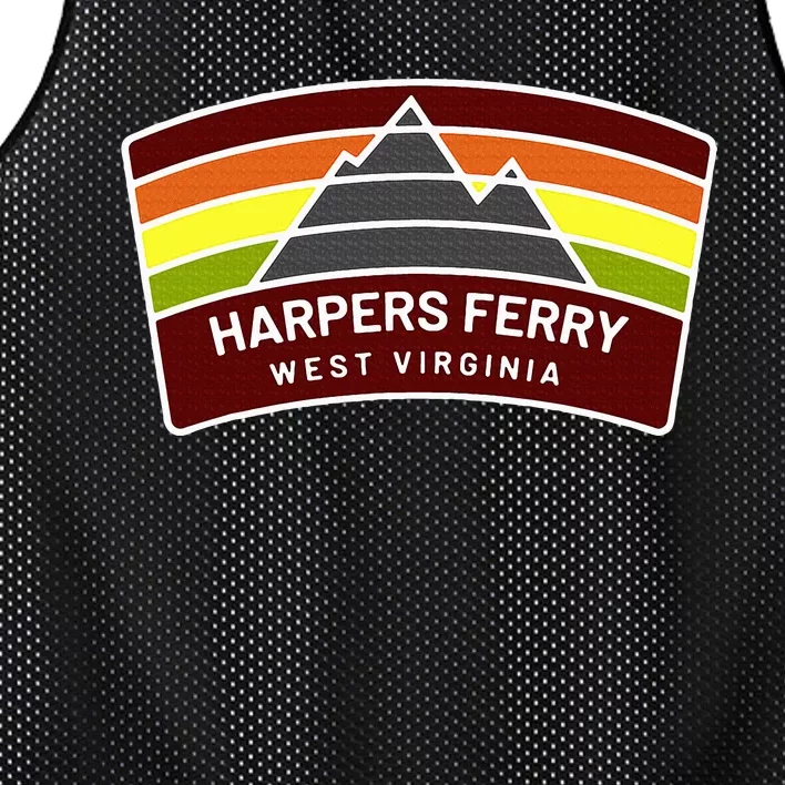 Harpers Ferry West Virginia Mountains Wv Vacation Souvenir Mesh Reversible Basketball Jersey Tank