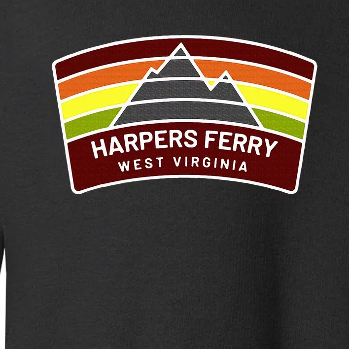 Harpers Ferry West Virginia Mountains Wv Vacation Souvenir Toddler Sweatshirt