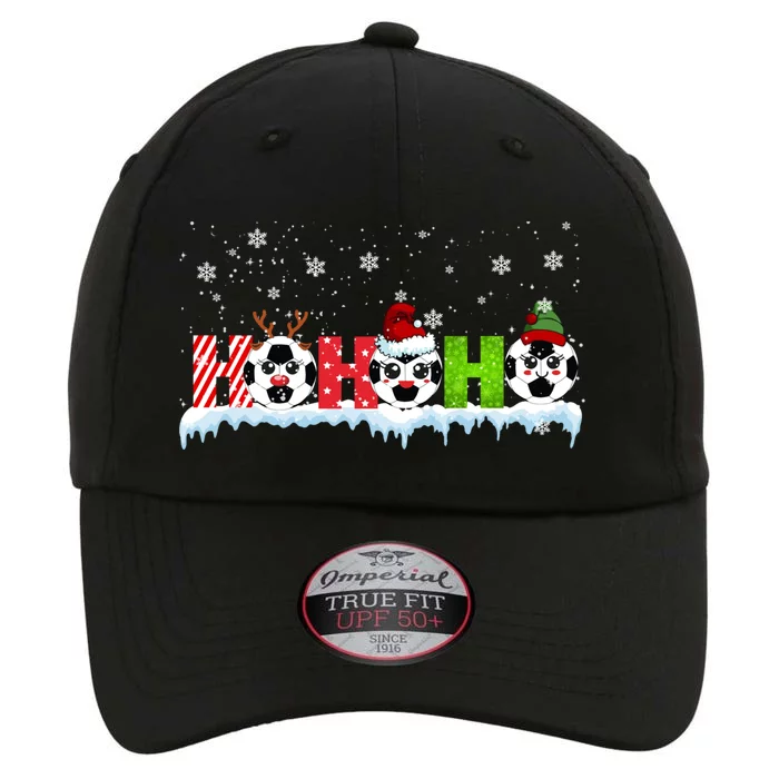 Ho3 Funny Xmas Reindeer Santa Elf Football Player Group Gift The Original Performance Cap