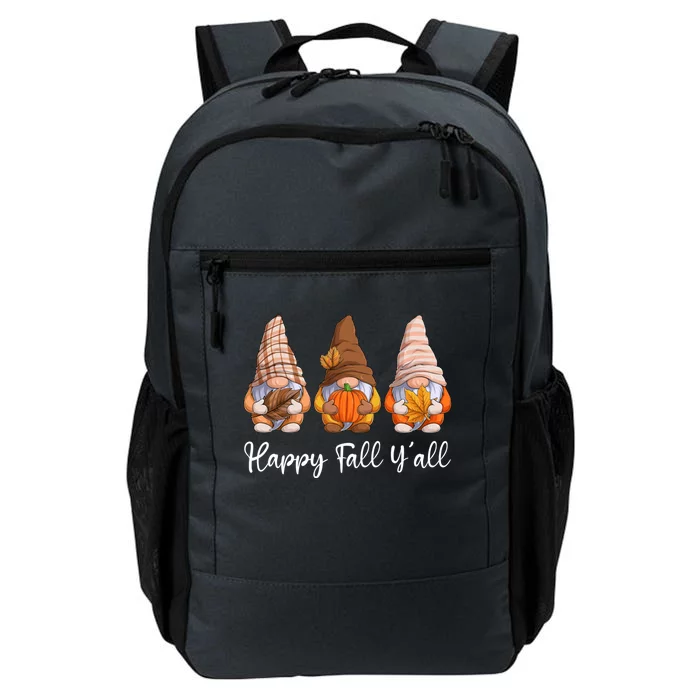 Happy Fall YAll Gnome Pumpkin Funny Autumn Gnomes Gift Daily Commute Backpack