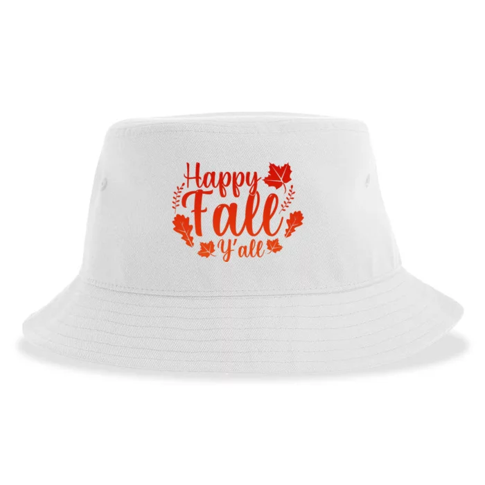 Happy Fall Yall Sustainable Bucket Hat