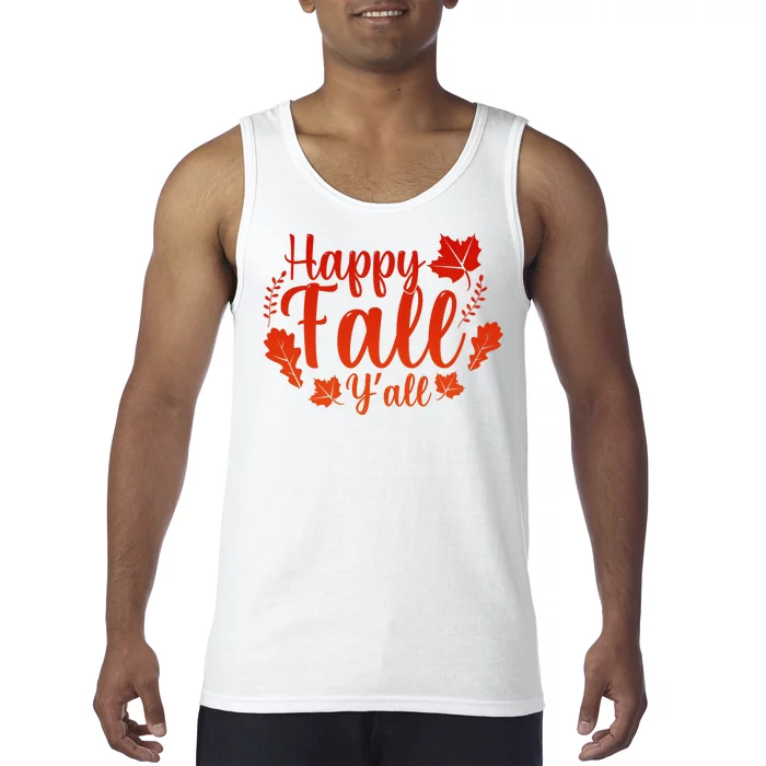 Happy Fall Yall Tank Top