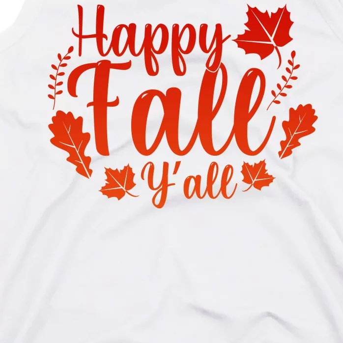 Happy Fall Yall Tank Top