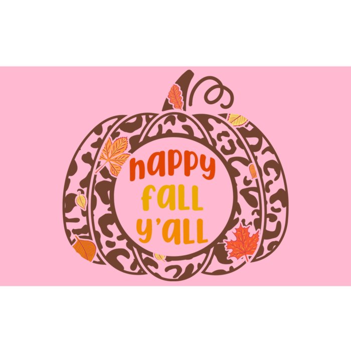 Happy Fall Yall Festive Pumpkin Bumper Sticker