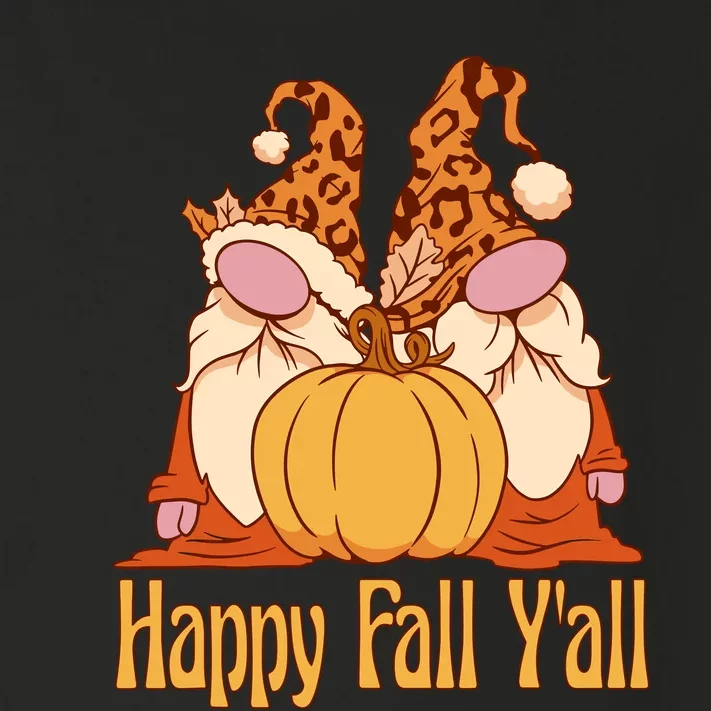 Happy Fall YAll Autumn Gnomes Pumpkin Spice Fall Leaves Toddler Long Sleeve Shirt