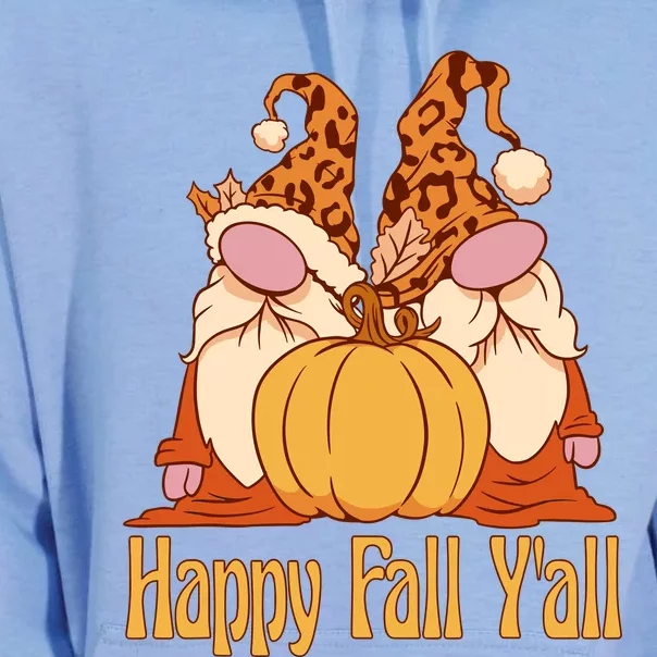 Happy Fall YAll Autumn Gnomes Pumpkin Spice Fall Leaves Unisex Surf Hoodie