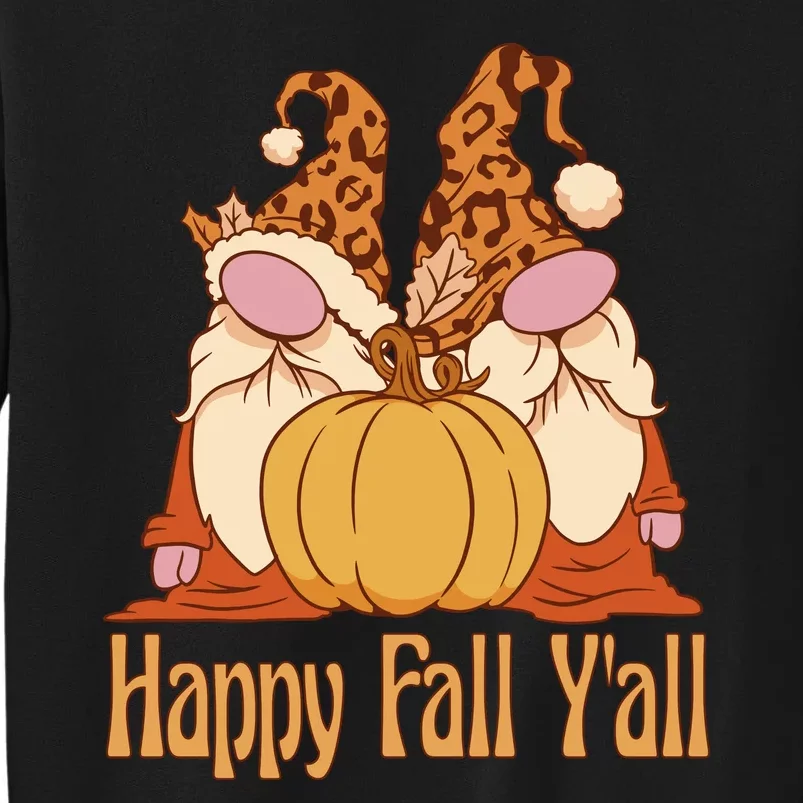 Happy Fall Y'all Gnome Cute Pumpkin Sweatshirt