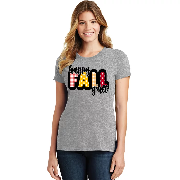 Happy Fall Yall Cozy Women's T-Shirt