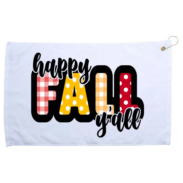 Happy Fall Yall Cozy Grommeted Golf Towel