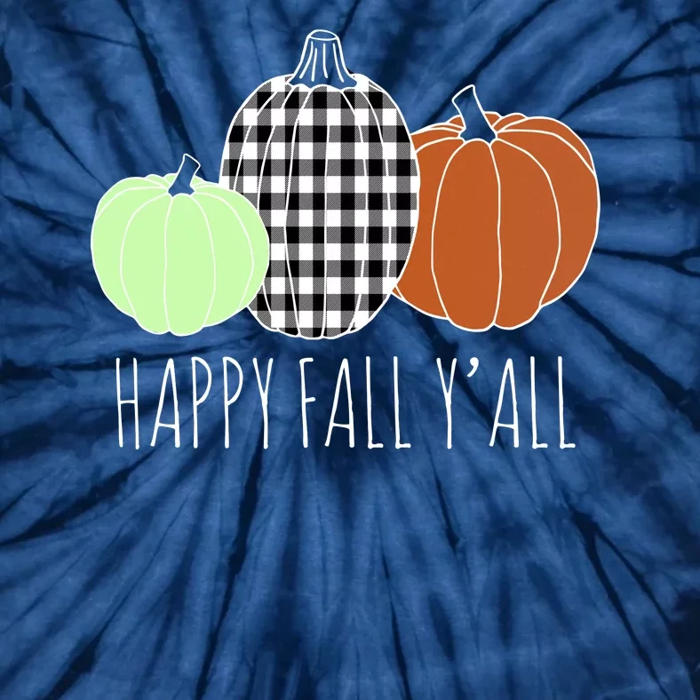 Happy Fall Yall Pumpkin Tie-Dye T-Shirt