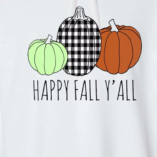 Happy Fall Yall Pumpkin Garment-Dyed Fleece Hoodie