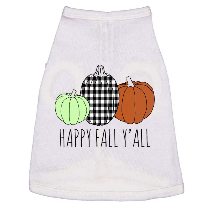 Happy Fall Yall Pumpkin Doggie Tank