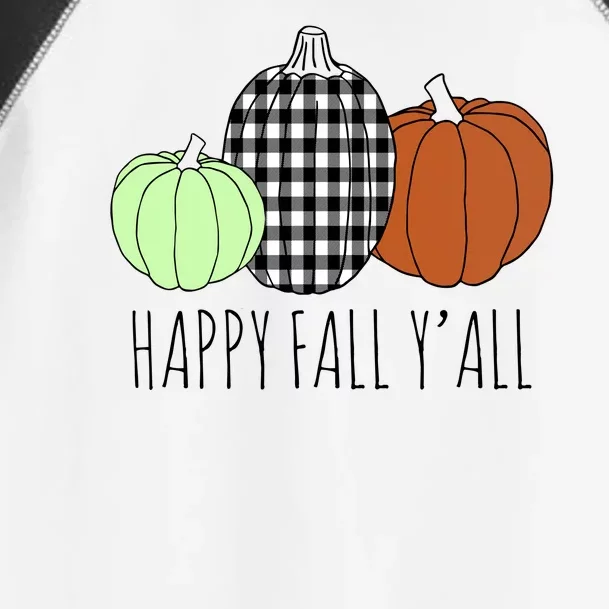 Happy Fall Yall Pumpkin Toddler Fine Jersey T-Shirt