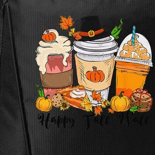 Happy Fall Yall Pumpkin Truck Autumn Thanksgiving City Backpack