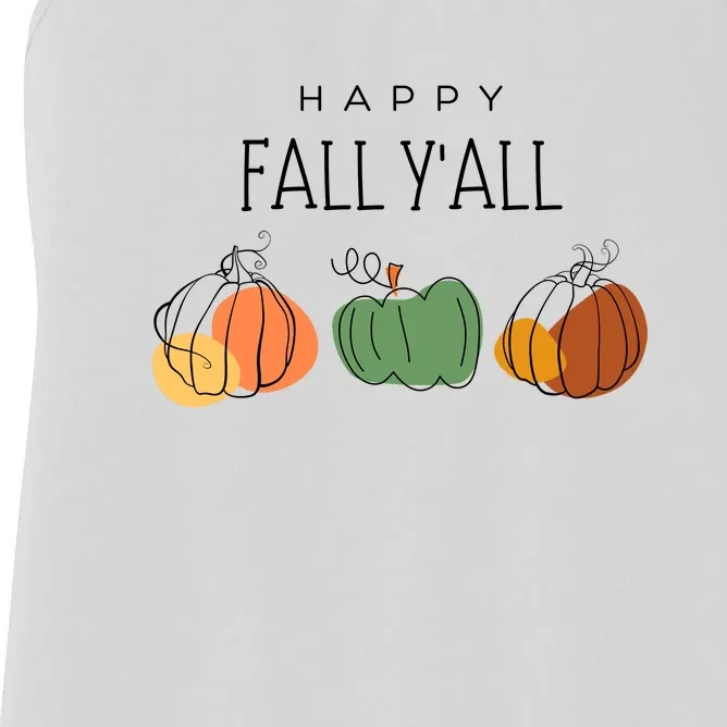 Happy Fall Yall Women's Racerback Tank