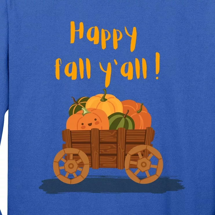 Happy Fall Yall Pumpkin Long Sleeve Shirt