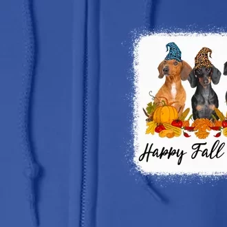 Happy Fall Y'all Dental Dentist Squad Plaid Leopard Autumn Gift Full Zip Hoodie