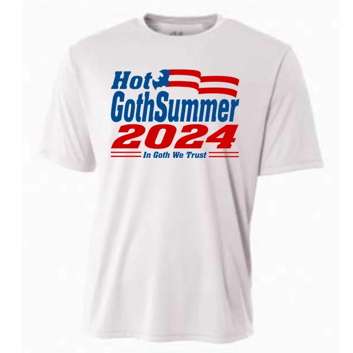 Hot Gothsummer 2024 In Goth We Trust Cooling Performance Crew T-Shirt