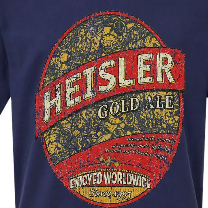 Heisler Gold Ale Beer 1995 Sueded Cloud Jersey T-Shirt