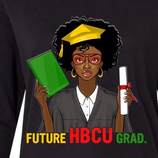 Hbcu Grad Afro History Historical Juneteenth Gift Womens Cotton Relaxed Long Sleeve T-Shirt