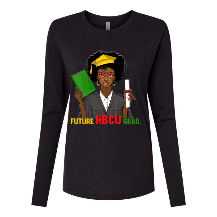 Hbcu Grad Afro History Historical Juneteenth Gift Womens Cotton Relaxed Long Sleeve T-Shirt