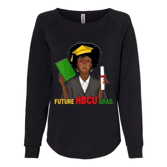 Hbcu Grad Afro History Historical Juneteenth Gift Womens California Wash Sweatshirt