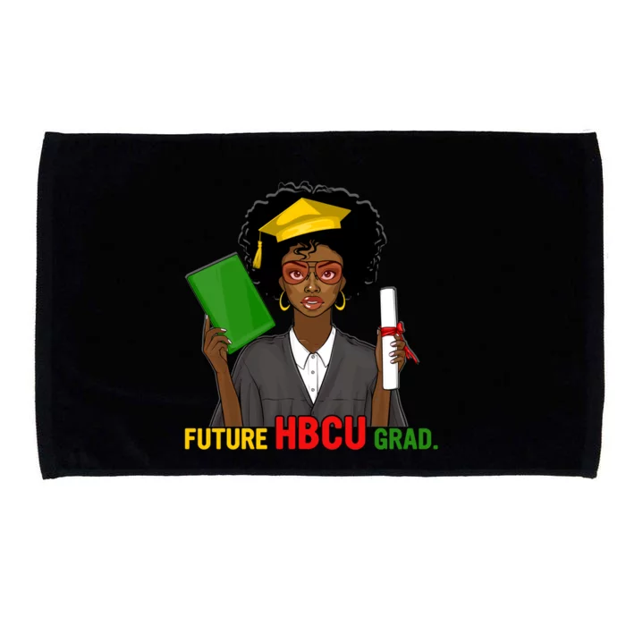 Hbcu Grad Afro History Historical Juneteenth Gift Microfiber Hand Towel