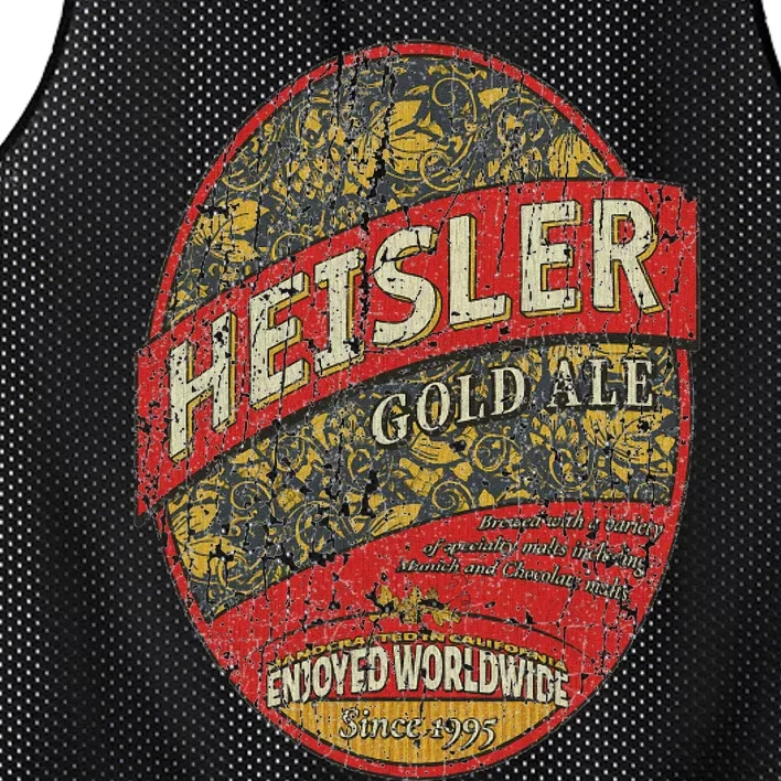 Heisler Gold Ale Beer 1995 Mesh Reversible Basketball Jersey Tank