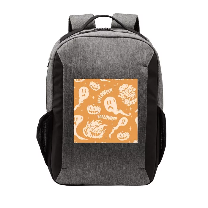 Halloween Ghosts And Pumpkins Vector Backpack