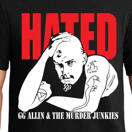 Hated GG Allin & The Murder Junkies Pajama Set