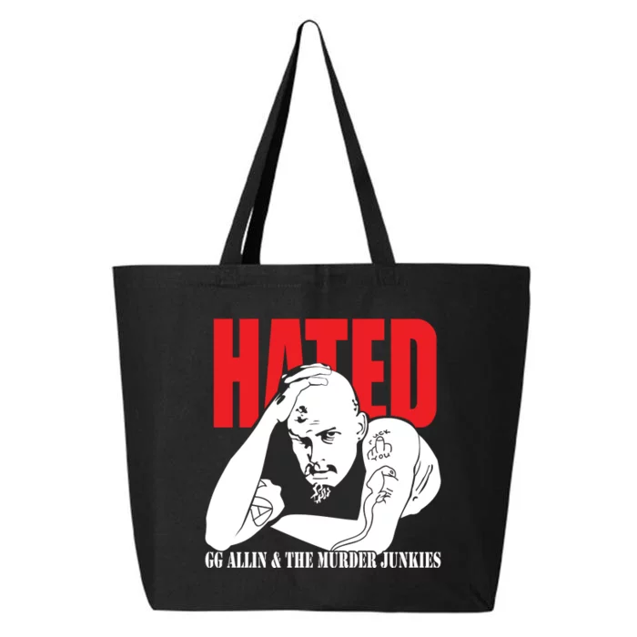 Hated GG Allin & The Murder Junkies 25L Jumbo Tote