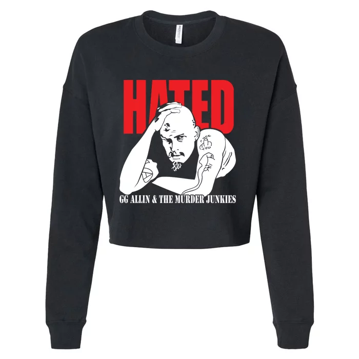 Hated GG Allin & The Murder Junkies Cropped Pullover Crew