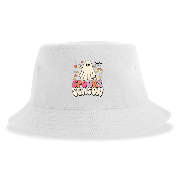 Halloween Groovy Boo Ghost Spookys Sustainable Bucket Hat